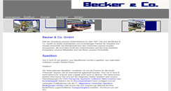 Desktop Screenshot of becker-und-co.de
