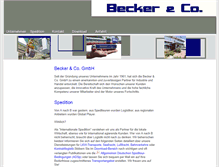 Tablet Screenshot of becker-und-co.de